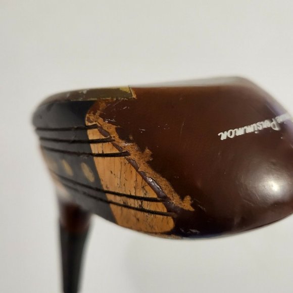 Maruman Creative Golf Genuine Persimmon Big Win VS 3-Wood RH 42.5" Graphite - Picture 4 of 11